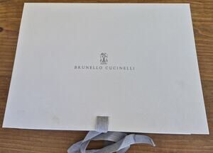 Authentic Brunello Cucinelli Luxury White Gift Box 14.5" x 10.5" x 3"